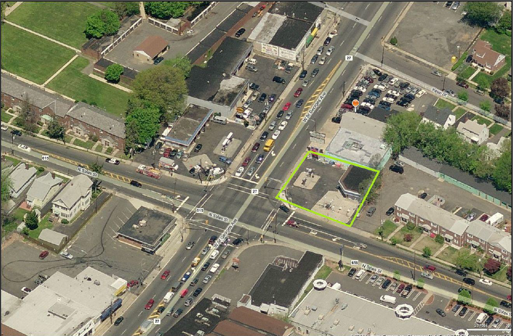 Linden Gas Station Aerial